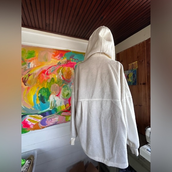 NWOT {DYE FLAW} Free People Solid Nomad Shacket Medium - Picture 2 of 15